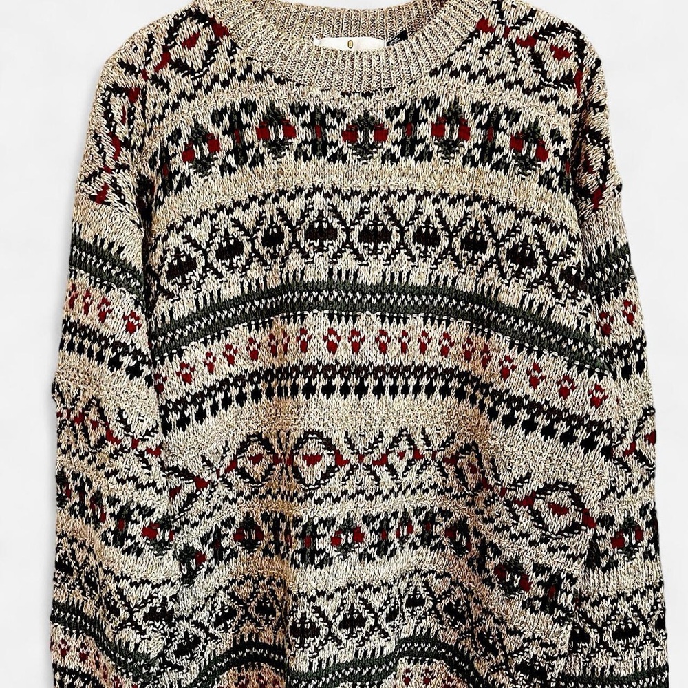Bill Blass Multicolor Crewneck Sweater